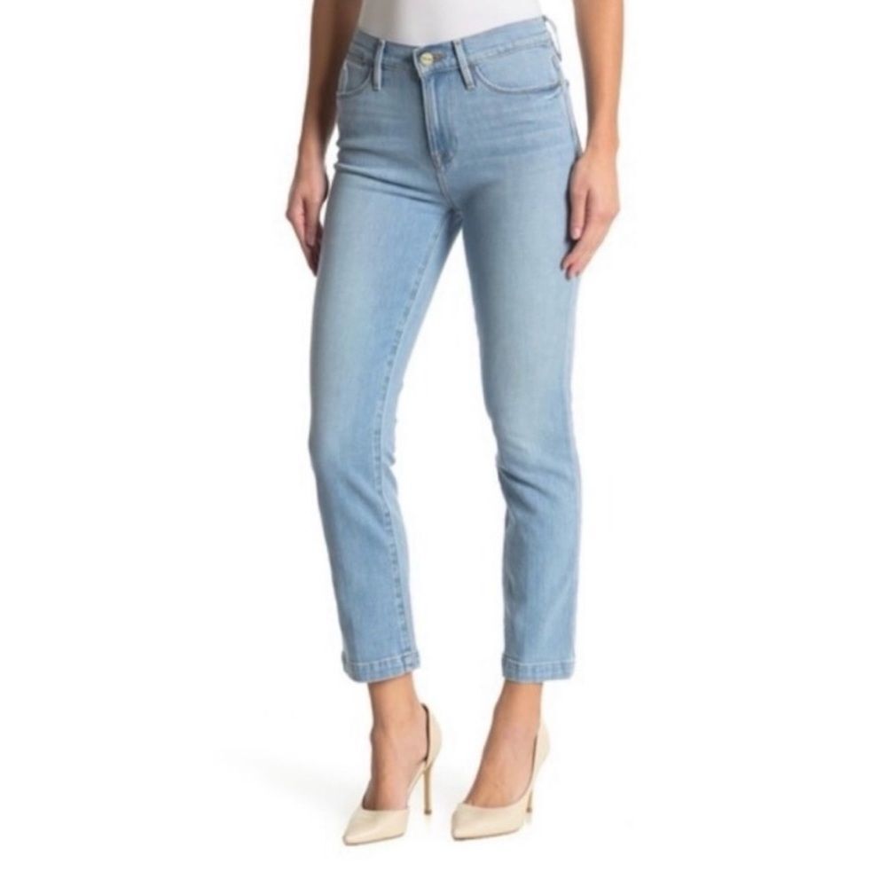 FRAME Le High Straight Leg Light Wash Denim Jeans Women’s size 26